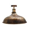 Brushed Copper Modern Mount Scone Flush Ceiling Lights Shade Uk   ~1782-0