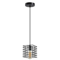 Metal Square Wire Cage Cluster Pendant Light ~ 5124-1