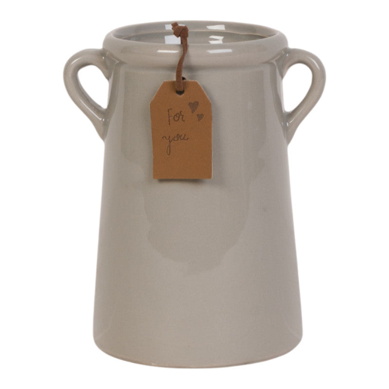 Grey Vase 14cm-0