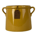 Burnt Yellow "For You" Vase TD13cm x H15cm-0