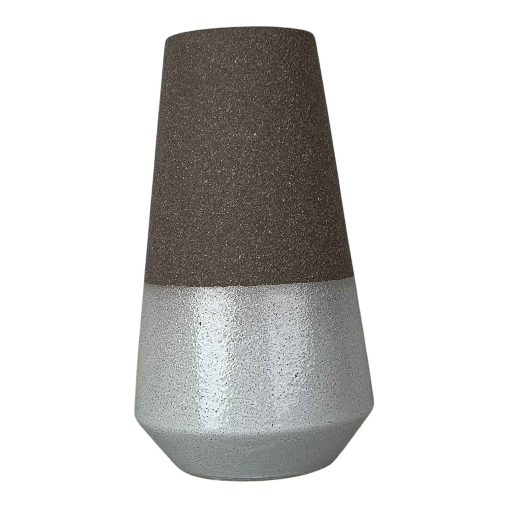 Textured Mocha Ceramic vase-0