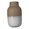 Textured Taupe Ceramic vase-0