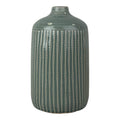 Ceramic Indented Flower Vase H23.5cm D13.5cm-0