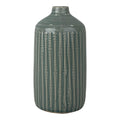 Ceramic Indented Flower Vase (19cm) D10cm-0