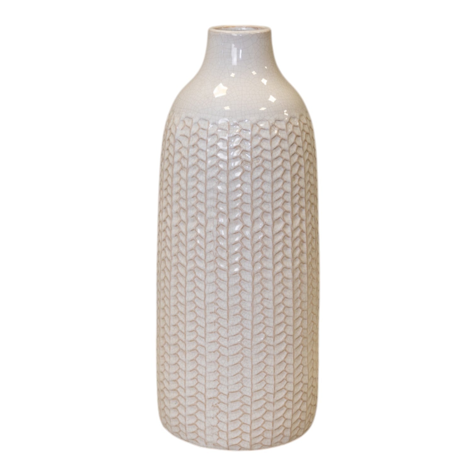 White Ceramic Vase-0