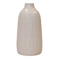 White Ceramic Vase (28.5cm) BD12.8 x H28.5cm-0