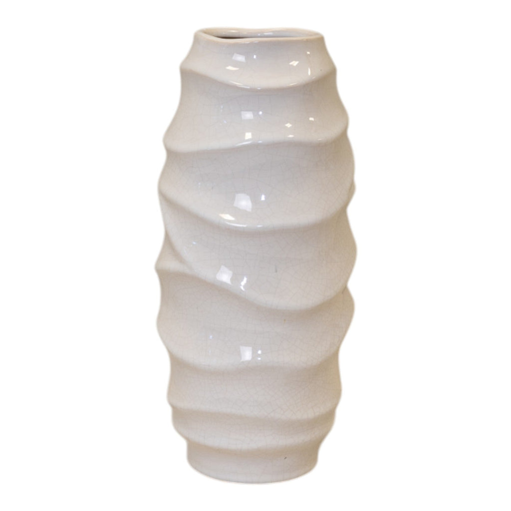 White Ceramic Vase-0