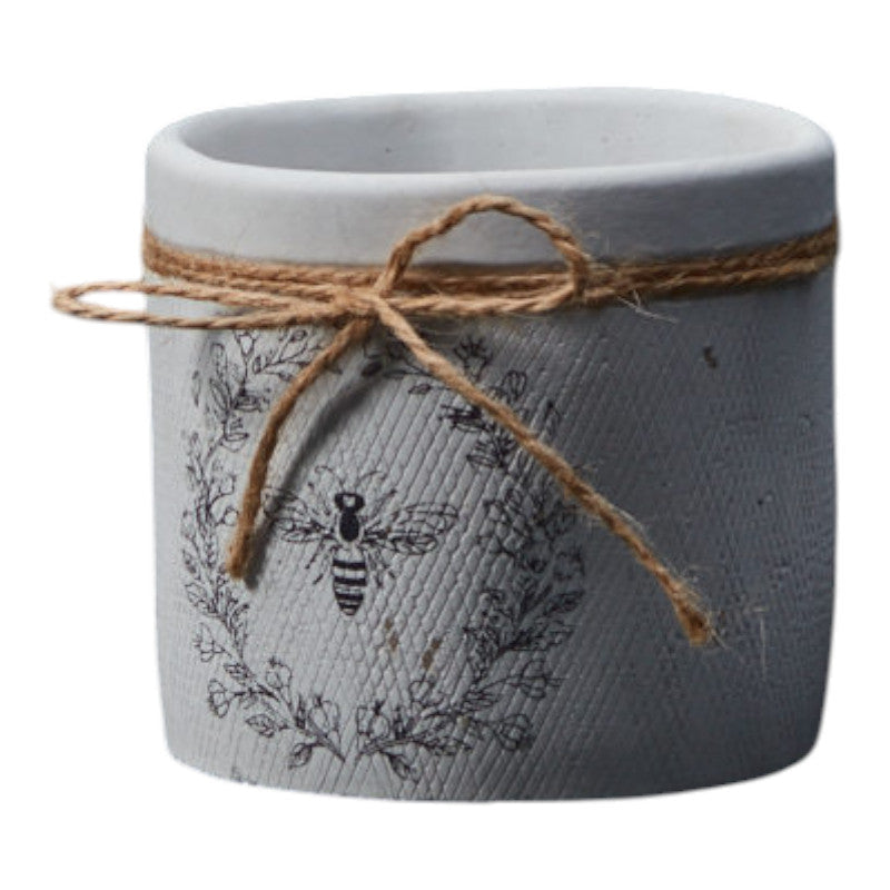 White Bee Pot H11cm-0