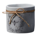 White Bee Pot H11cm-0