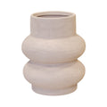 Stone White Sculptured Decorative Vase-0