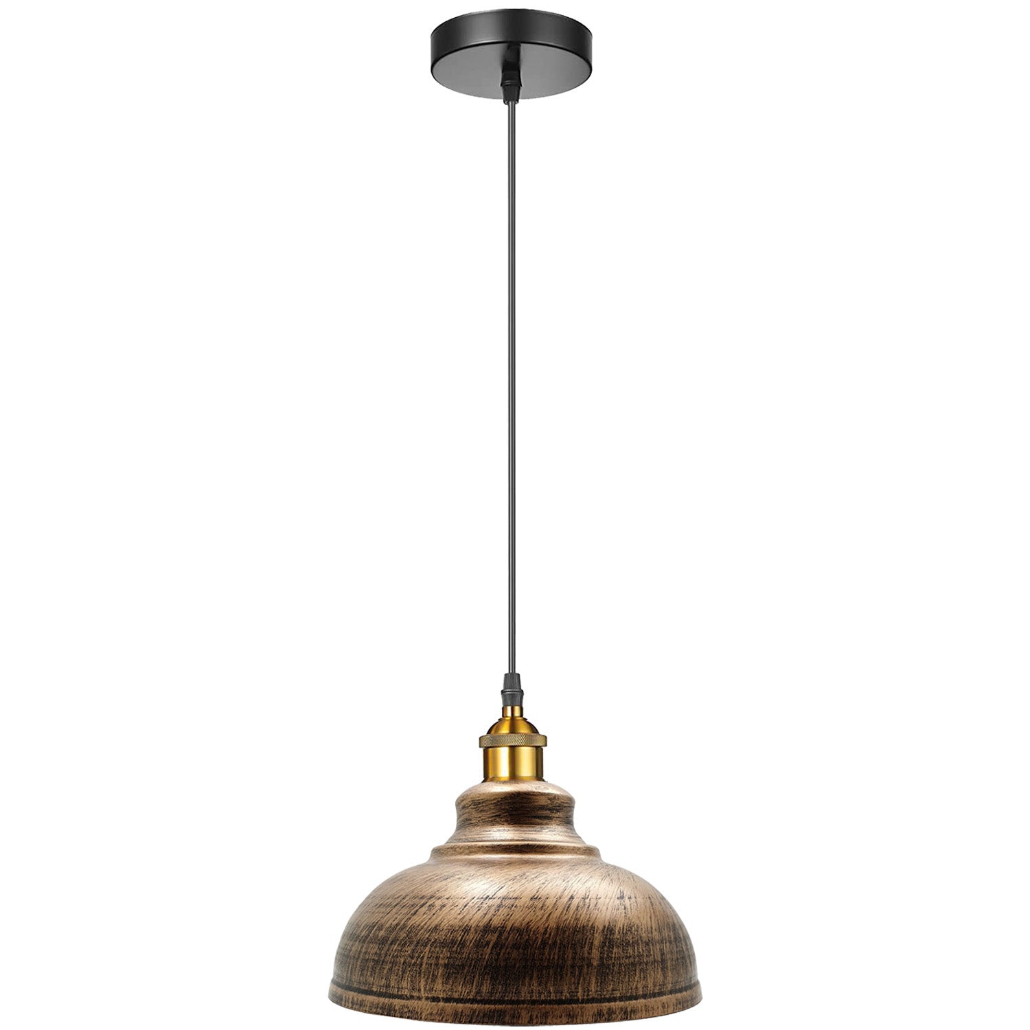 Industrial Dome Pendant Light - E27 Base ~5298-4