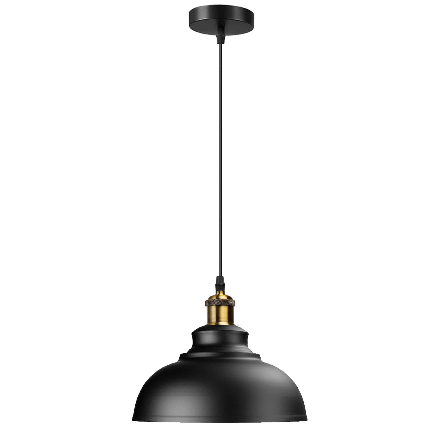 Industrial Dome Pendant Light - E27 Base ~5298-10