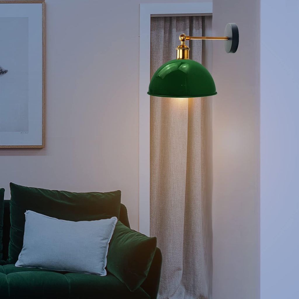 Green Modern Retro Style Glossy Wall Sconce Wall Light Lamp Fixture ~3453-0