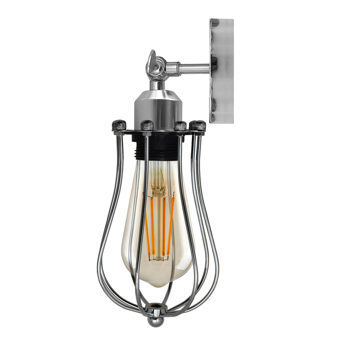 Industrial Wall Lights with Cage Shade Retro Wall Lamp ~2839-10
