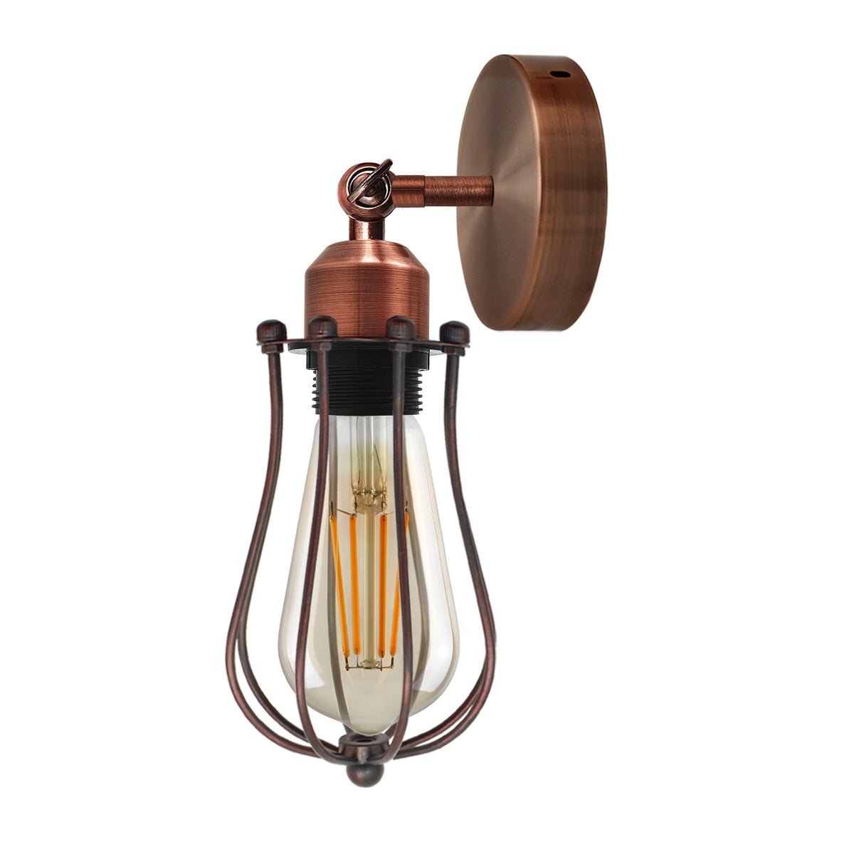 Industrial Wall Lights with Cage Shade Retro Wall Lamp ~2839-12