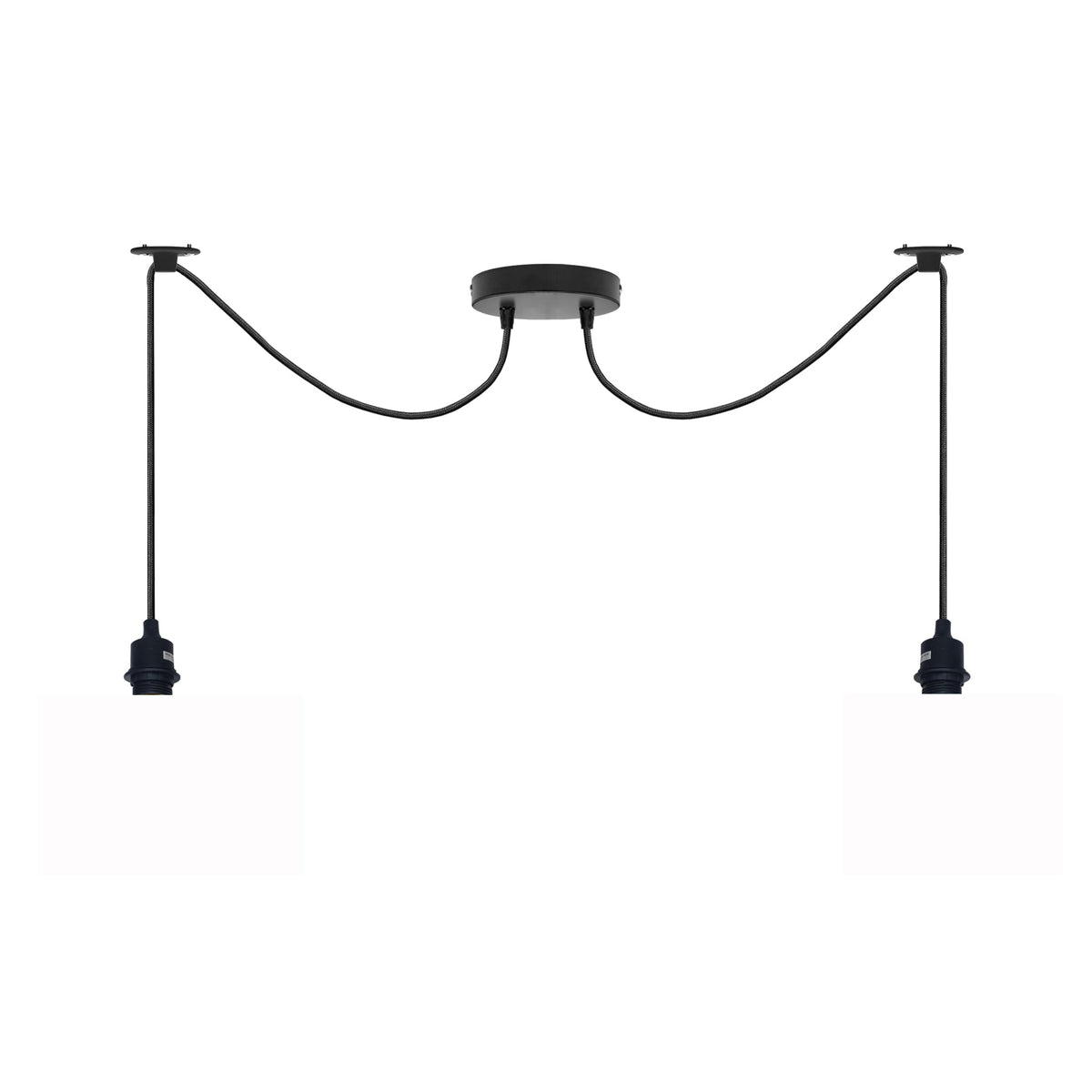 Spiral 2 Light Pendant lamp Fitting ~6432-6