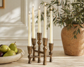 Anya Gold Candelabra – Rustic Antique 5-Arm Candlestick Holder-0
