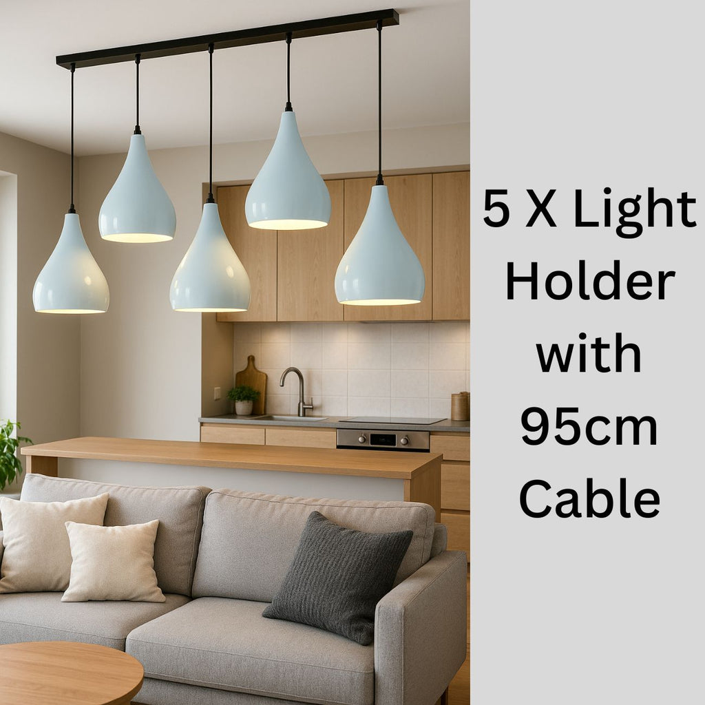 5 Way Hanging Pendant Lamp ~1628-1