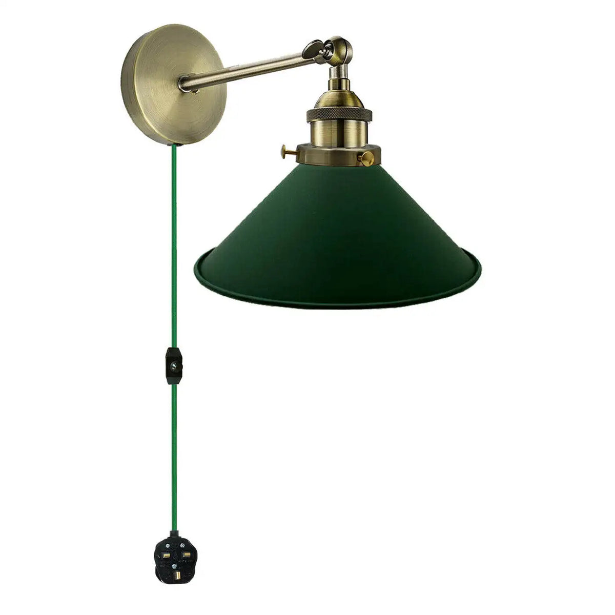 Plug In Wall Fitting 4M Table Bedside Lamps ~5802-4