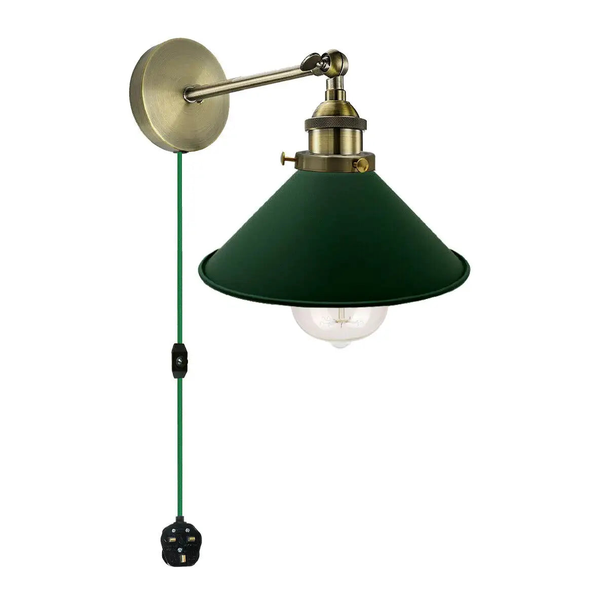 Plug In Wall Fitting 4M Table Bedside Lamps ~5802-5