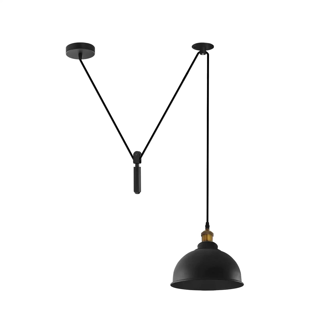 Retro Loft Adjustable Antique Metal Pendant Ceiling Light ~1133-8