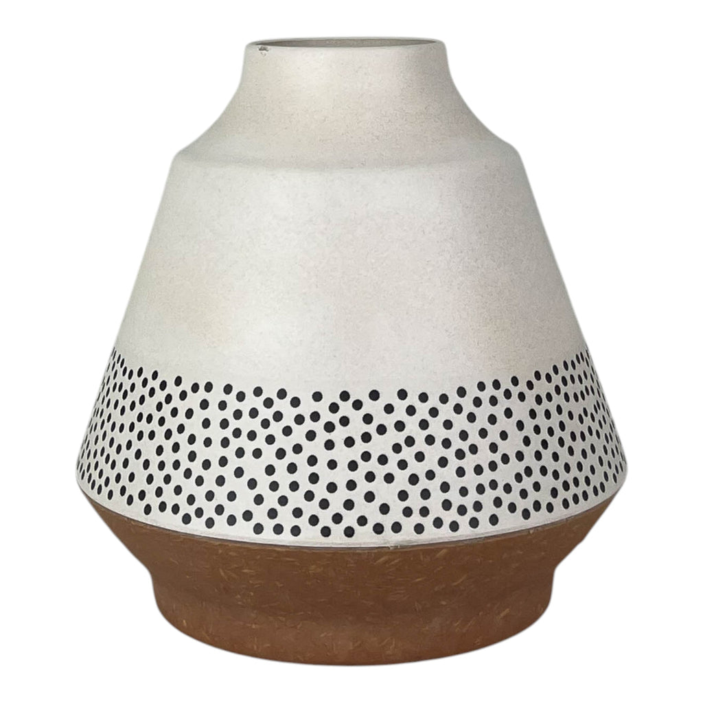 Earthy Dotty Bamboo Skandi Vase-0