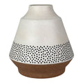 Earthy Dotty Bamboo Skandi Vase-0