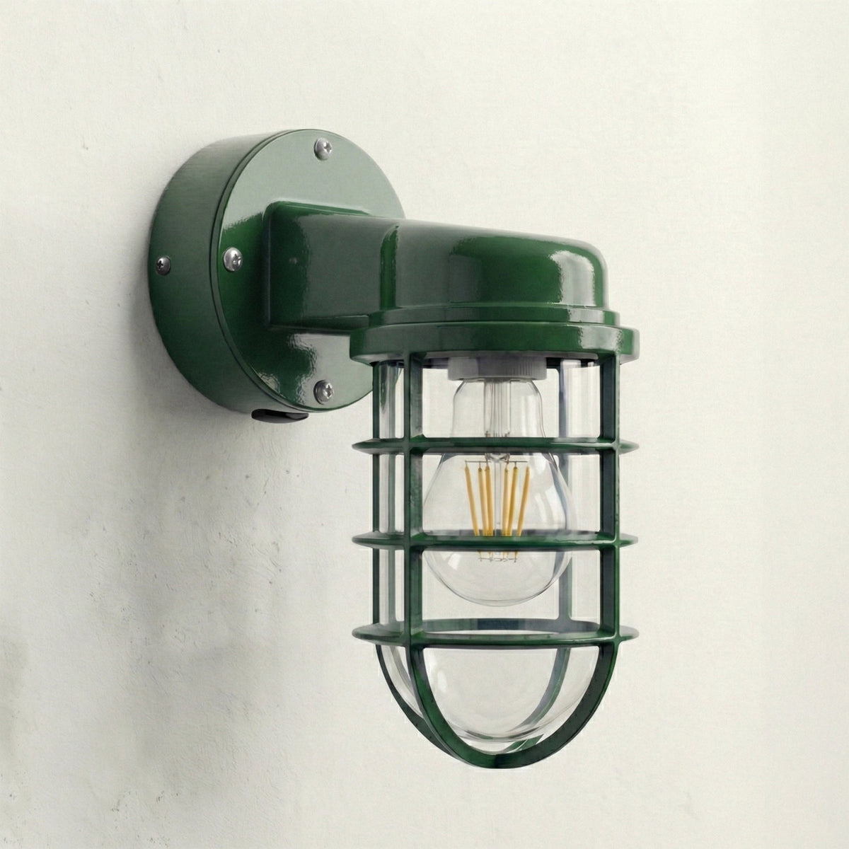 Exposed Nautical Conduit Wall Light E27 Metal ~6548-5