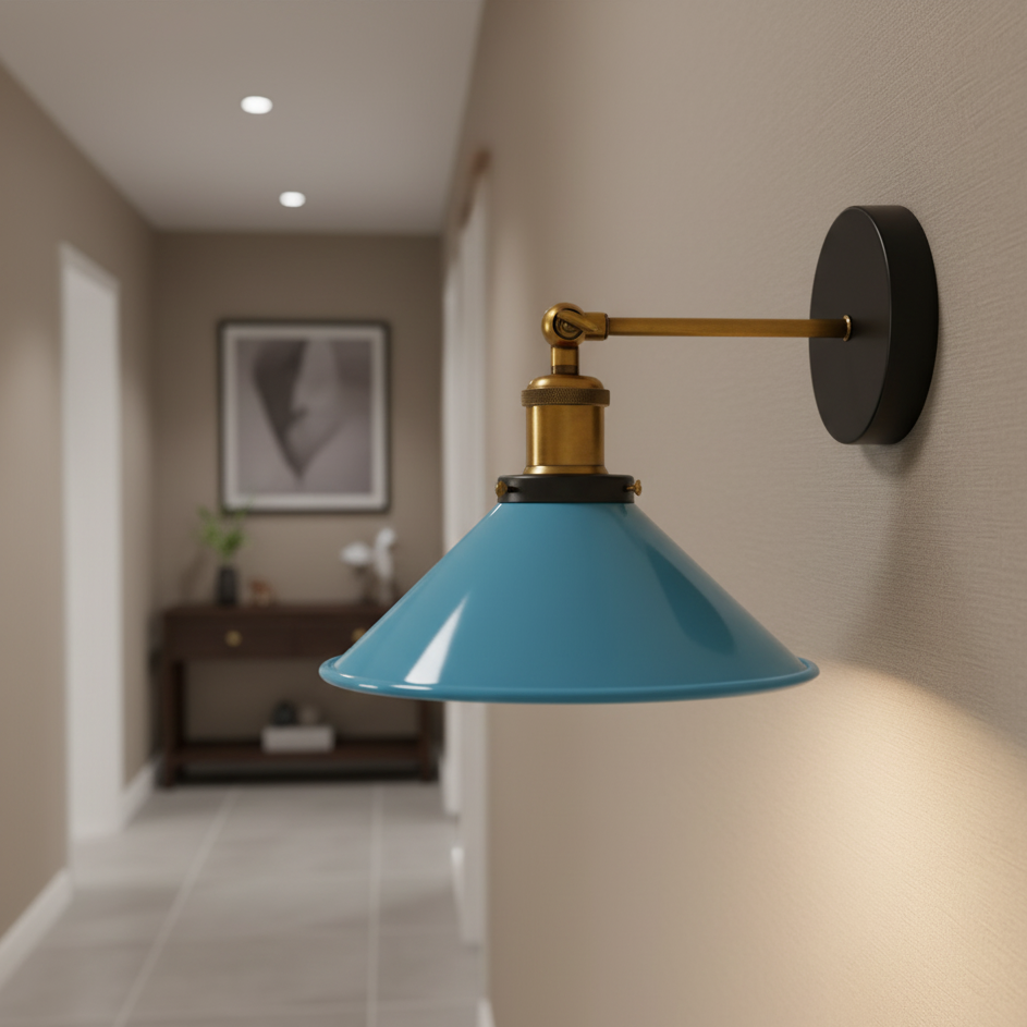 Wall Sconce Light Metal Indoor Easy Fit Max 60W ~6276-0