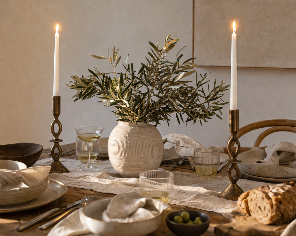 Cessna Gold Candle Holder Irregular Shape-4