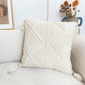 Boho Cotton Cushion Cover with Tassels | Tufted Design 9 & 10-0