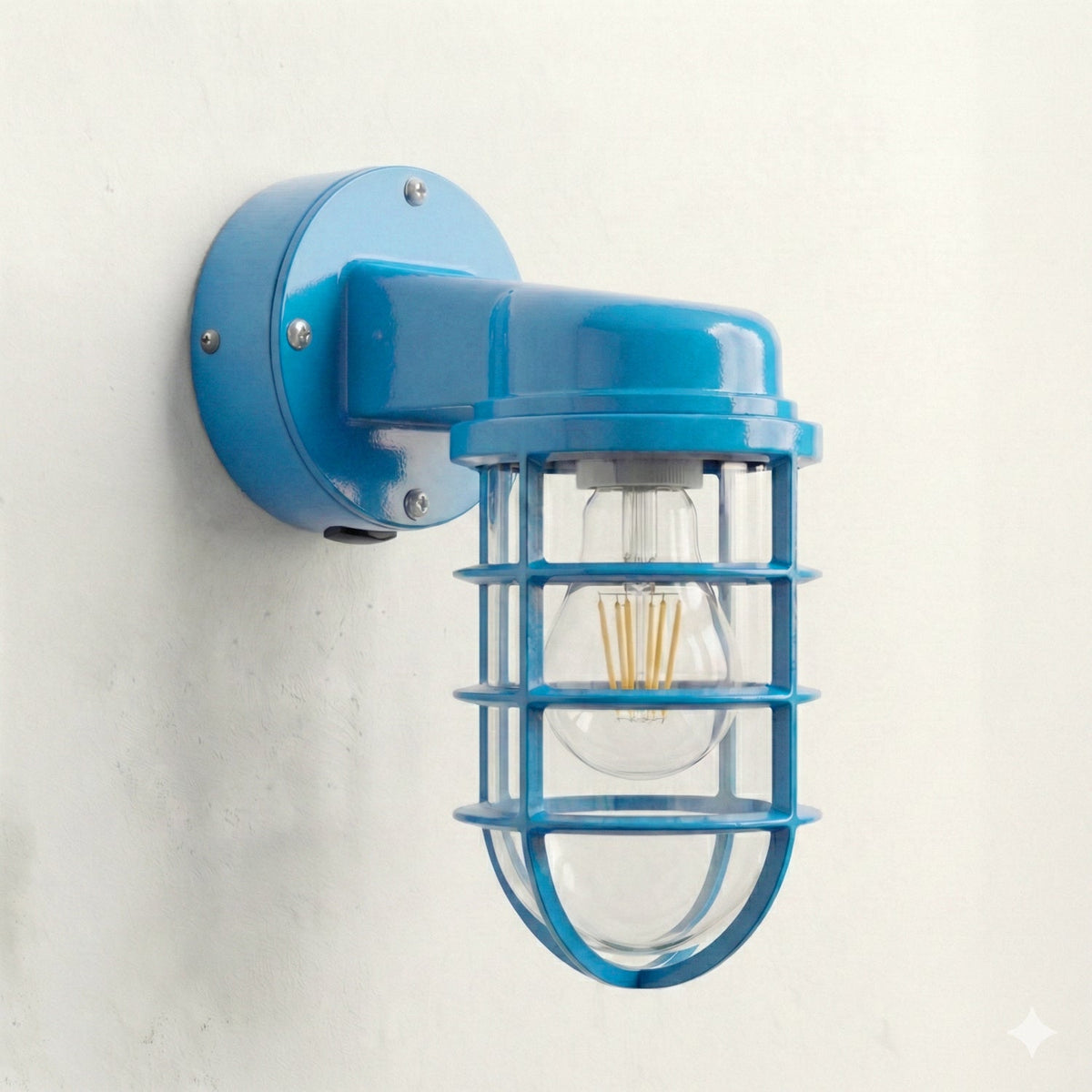 Exposed Nautical Conduit Wall Light E27 Metal ~6548-6