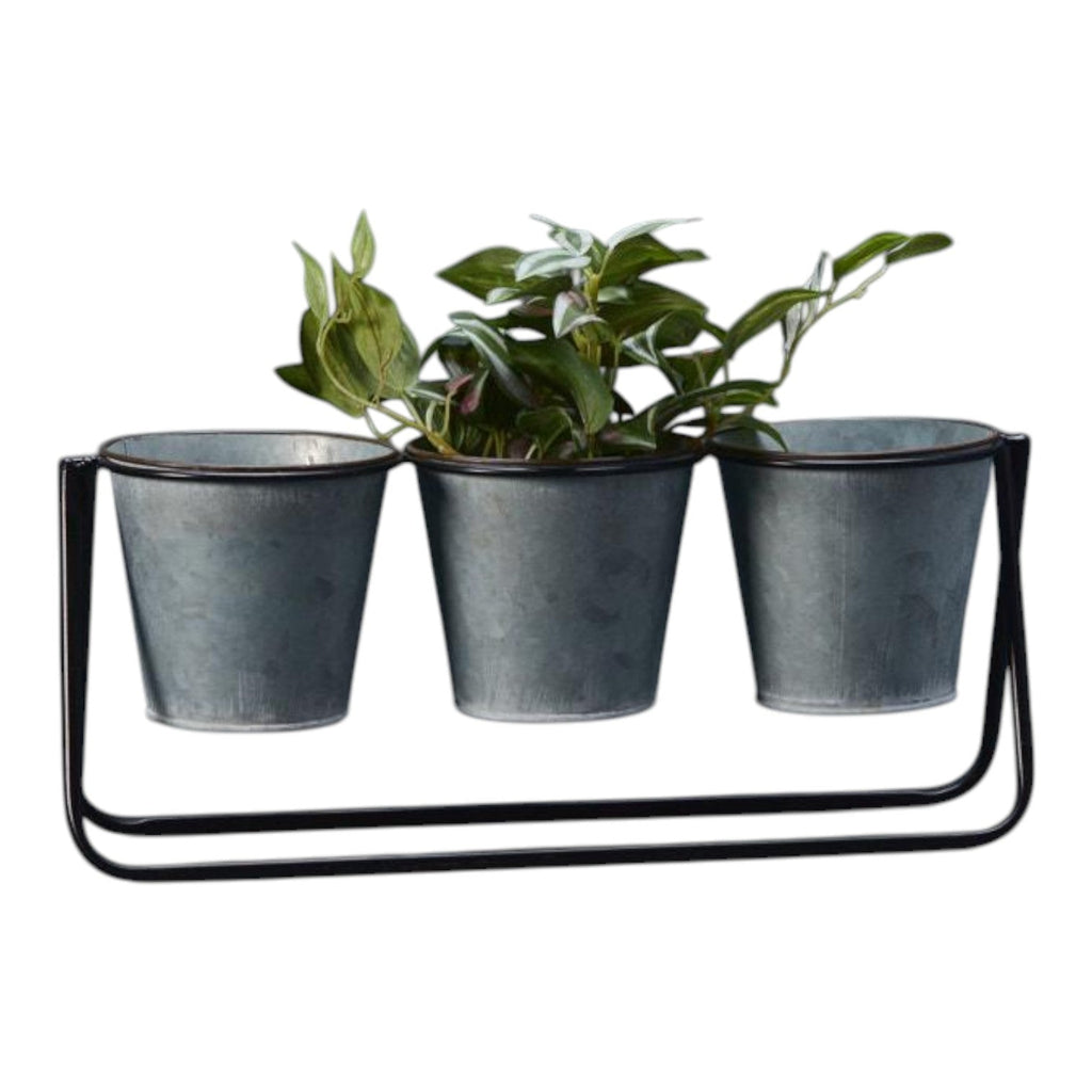 Windowsill Trio Pots H10.8cm-0