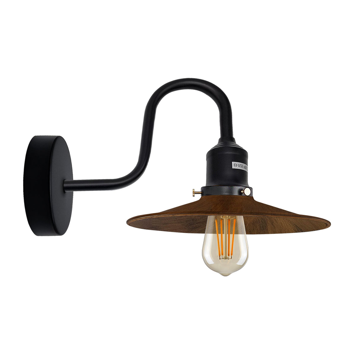 Industrial Swan Neck Wall Light  E27  ~ 5163-17