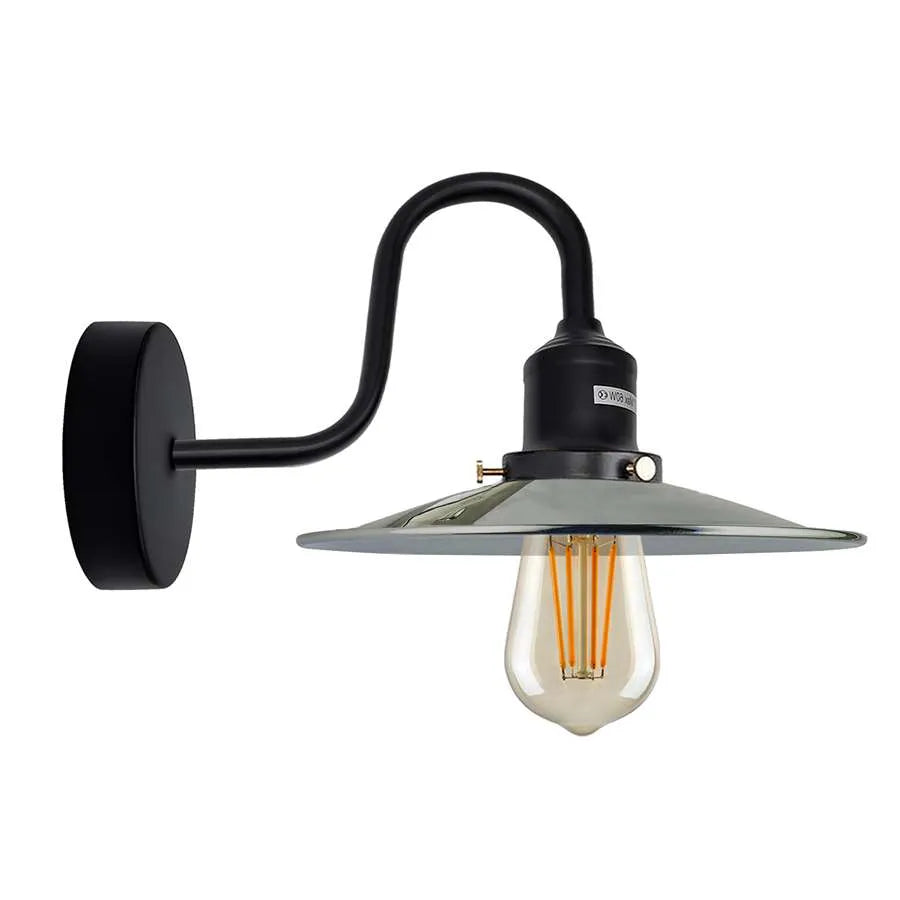 Industrial Swan Neck Wall Light  E27  ~ 5163-8