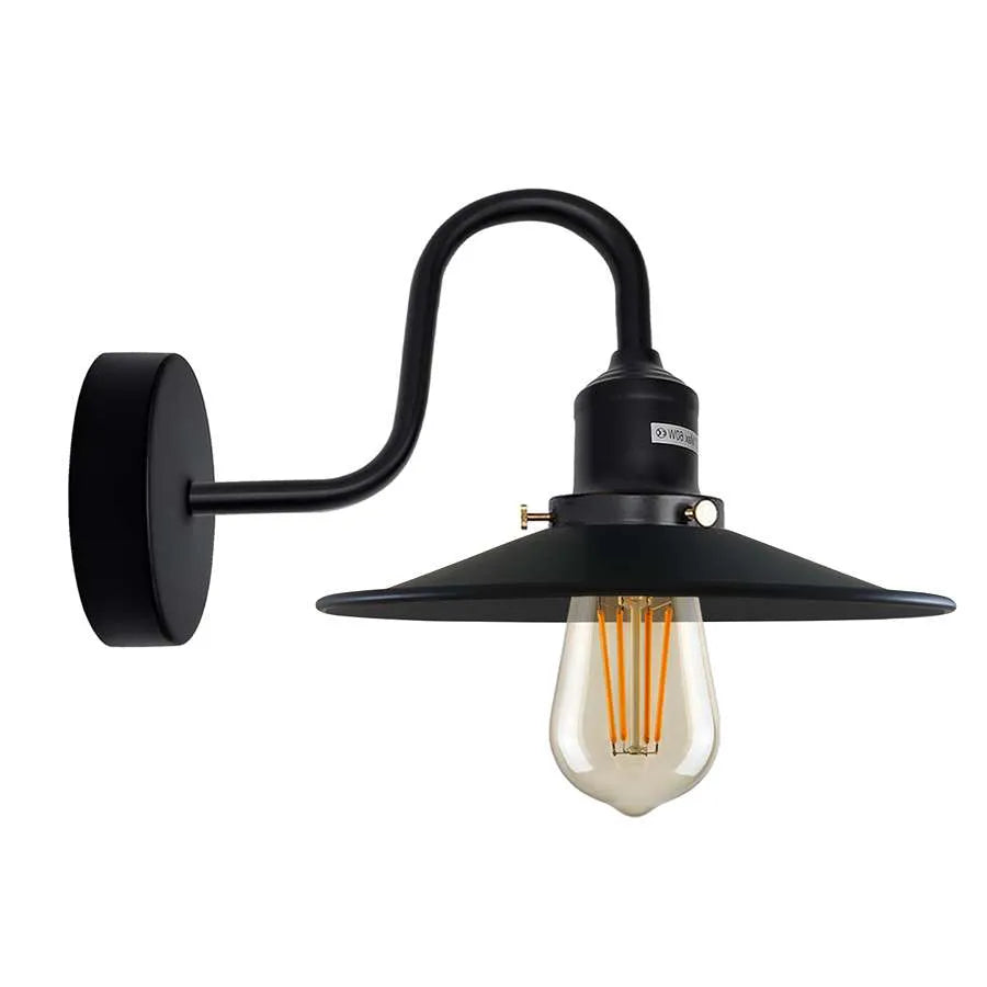 Industrial Swan Neck Wall Light  E27  ~ 5163-10