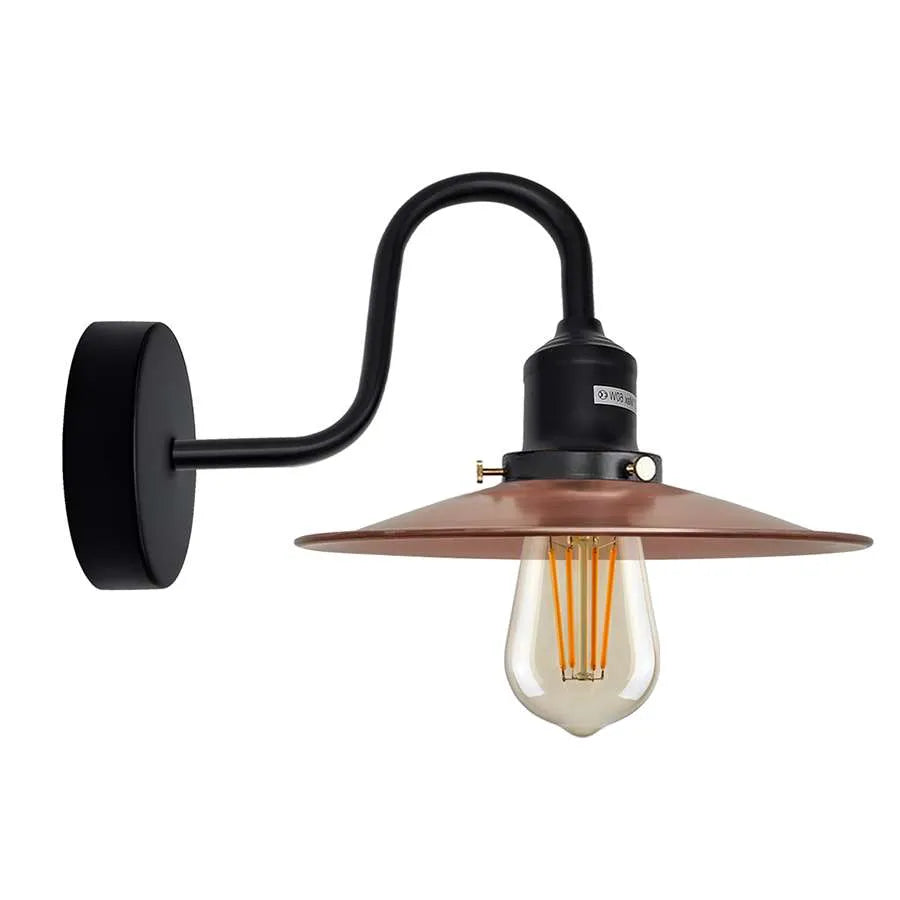 Industrial Swan Neck Wall Light  E27  ~ 5163-18