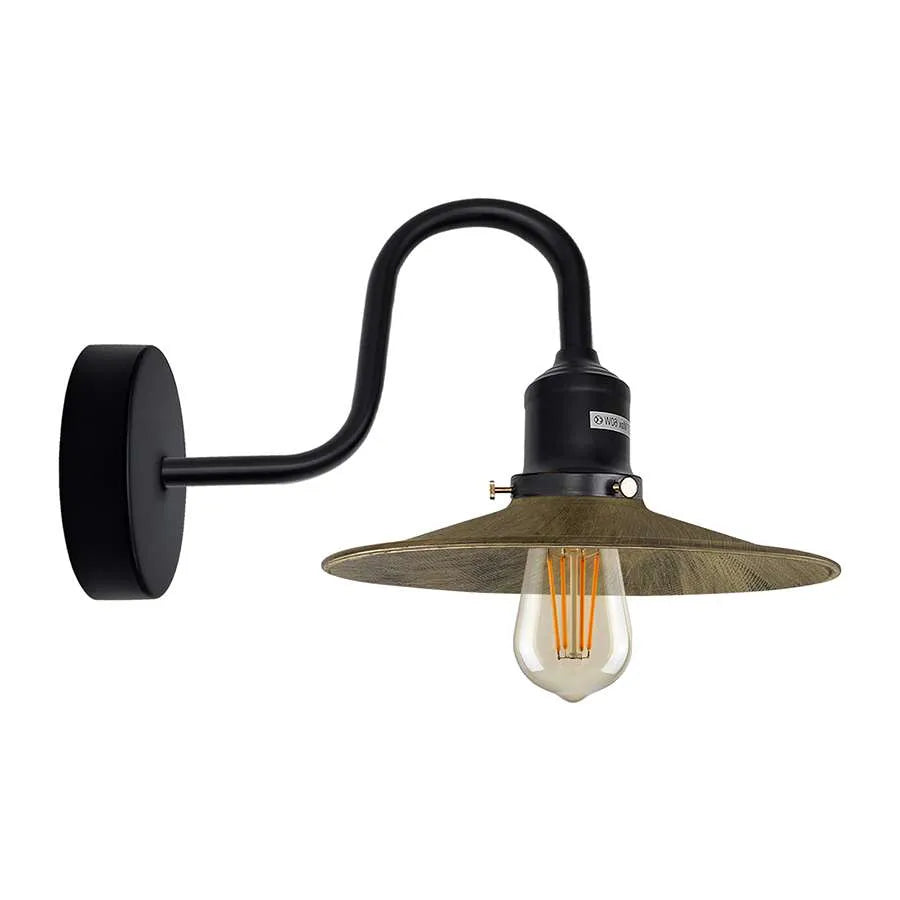 Industrial Swan Neck Wall Light  E27  ~ 5163-20