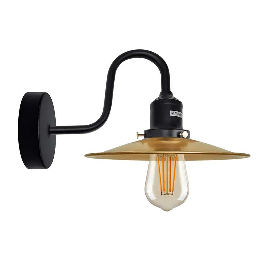 Industrial Swan Neck Wall Light  E27  ~ 5163-22