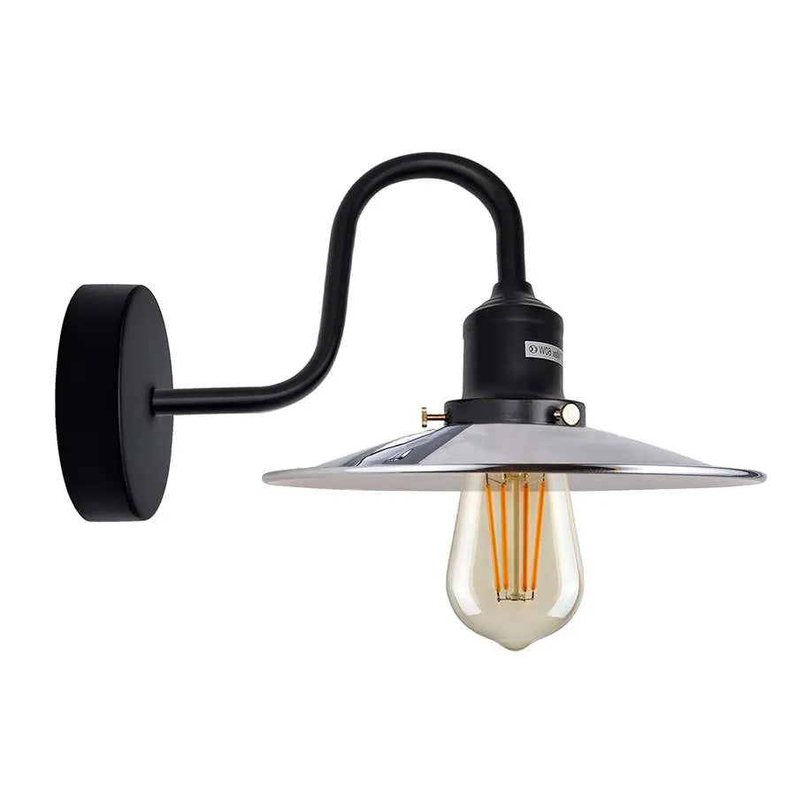 Industrial Swan Neck Wall Light  E27  ~ 5163-24