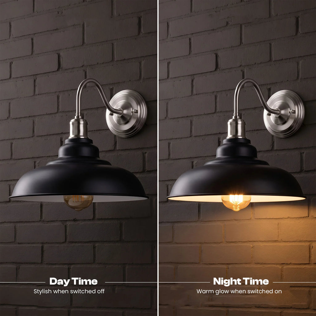 Modern Industrial Wall Lights Sleek Metal Design ~1658-4