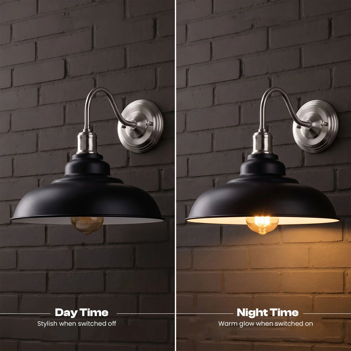 Modern Industrial Wall Lights Sleek Metal Design ~1658-4