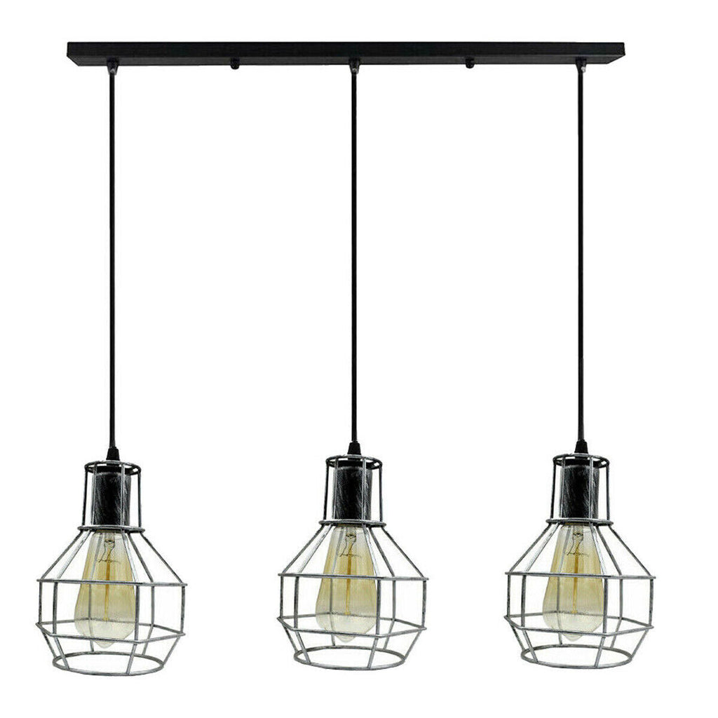 Industrial Retro 3-Way Ceiling Pendant Lamp~5805-2