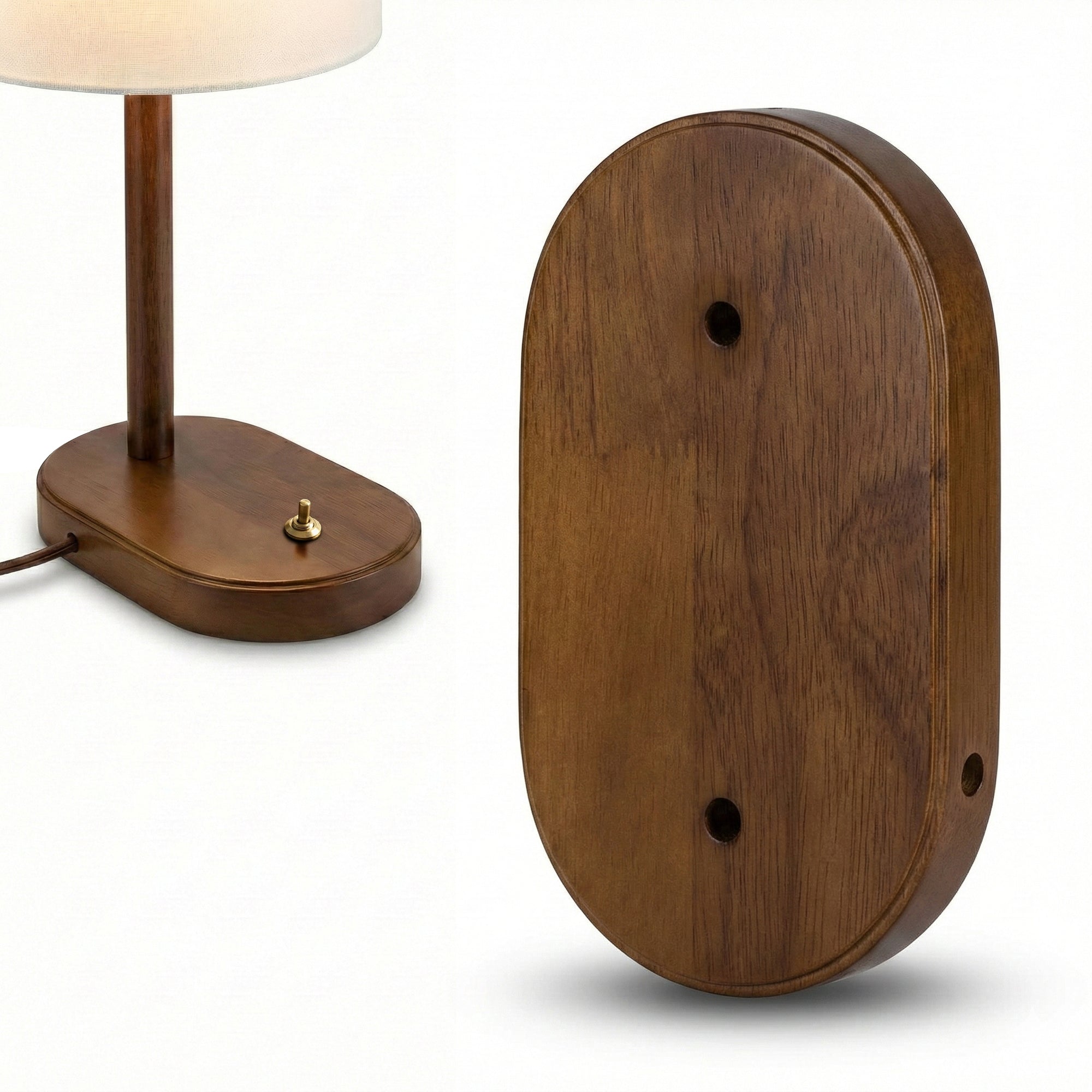 Wooden Lamp Base DIY Table Lamp Base~6648-6