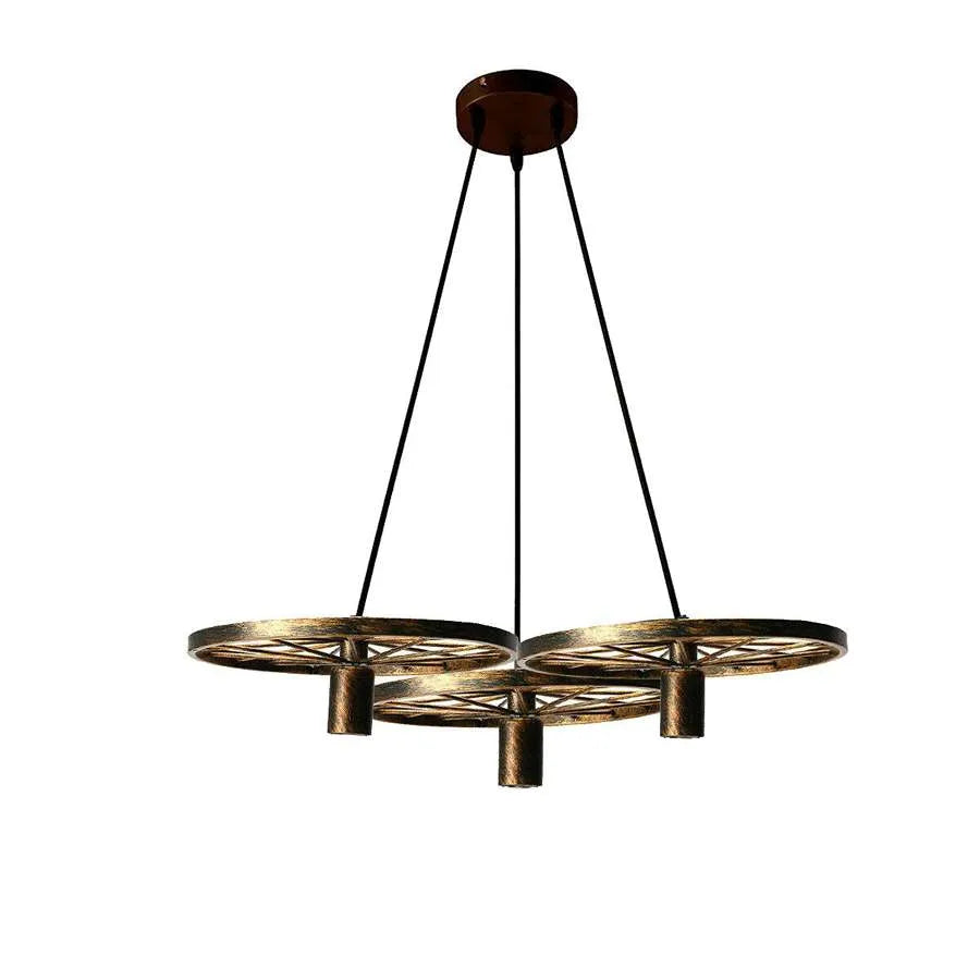Industrial Wheel Pendant Light Ceiling Lamp Light  ~2361