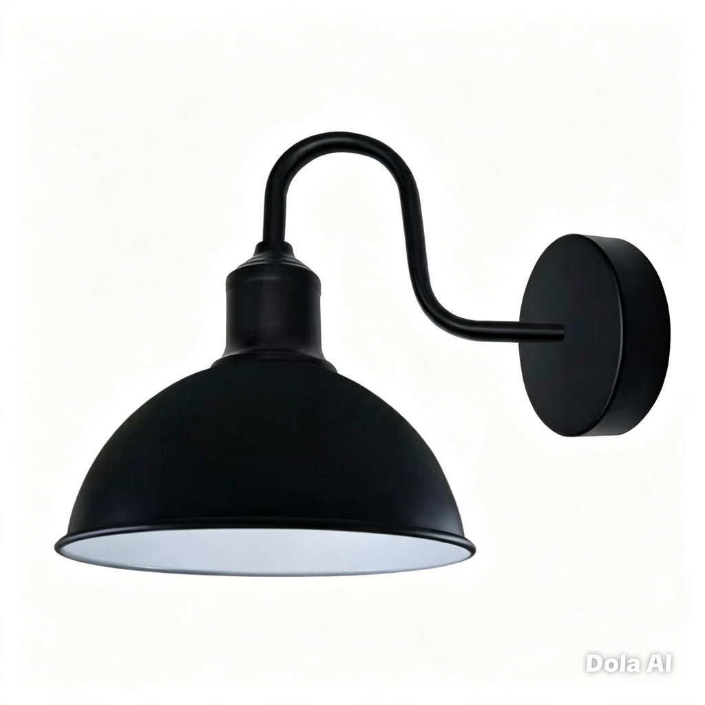 Rustic Industrial Wall Light Antique Metal E27 Sconce ~6245-5