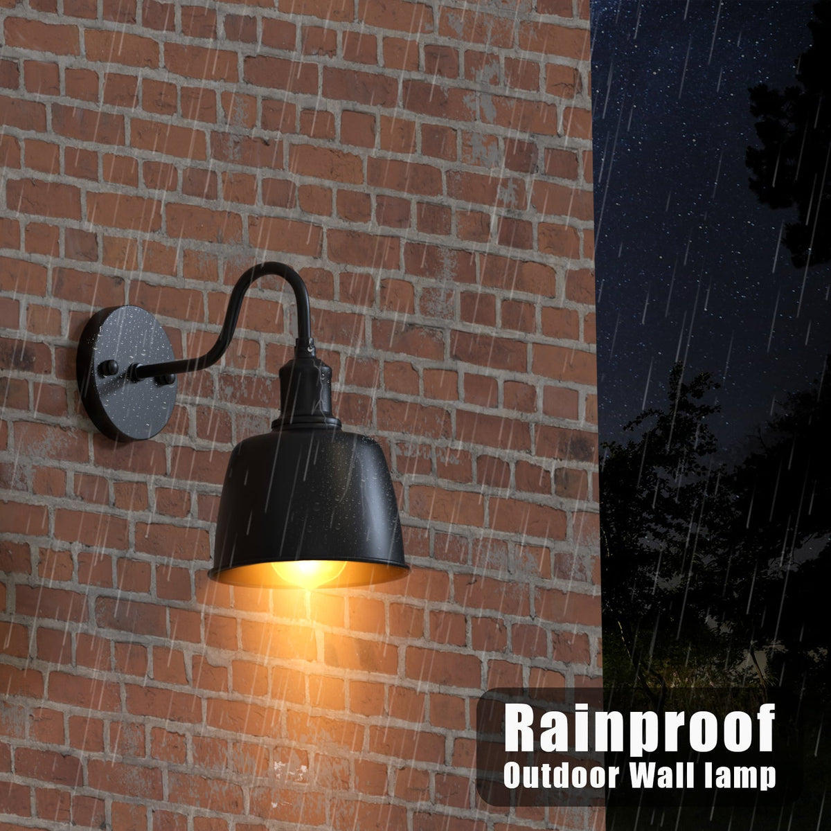 Rainproof Outdoor wall Ligh E27 Metal~5522-2