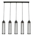 Retro Ceiling Light Suitable E27 Black Wire Cage With Adjustable Black Cable~1496-5