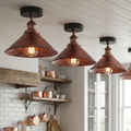 E27 Ceiling Light Fixtures Semi Flush Mount  ~5950-0