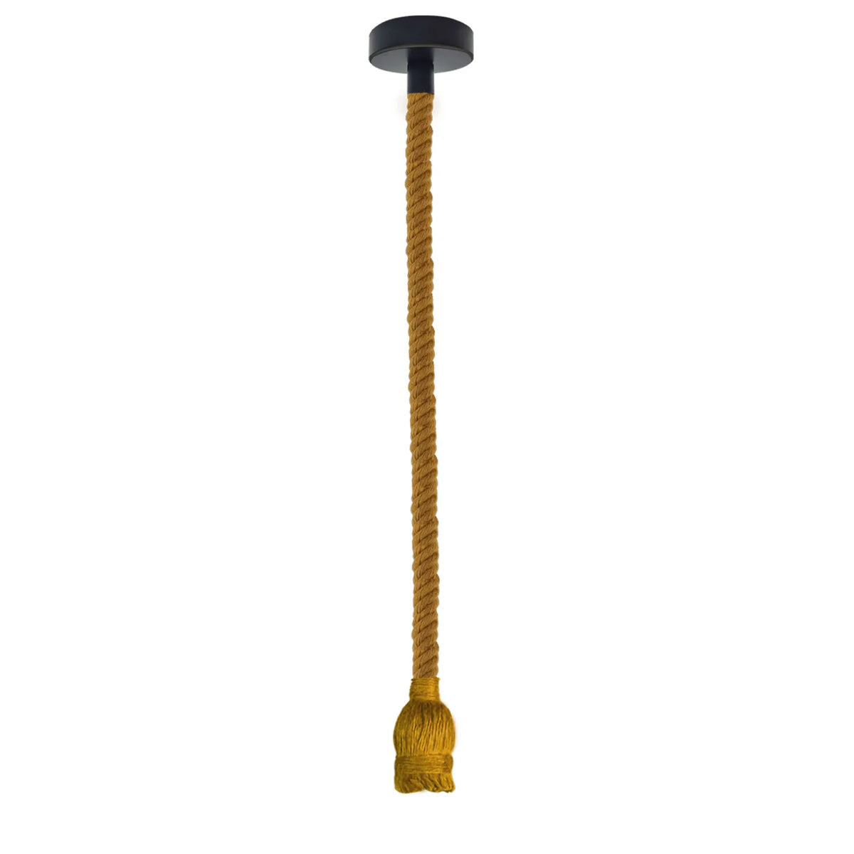 Hemp Ceiling Pendant Light Fitting E27 Hanging Lamp With Rope ~4265-5